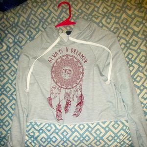 Dreamcatcher cropped hoodie